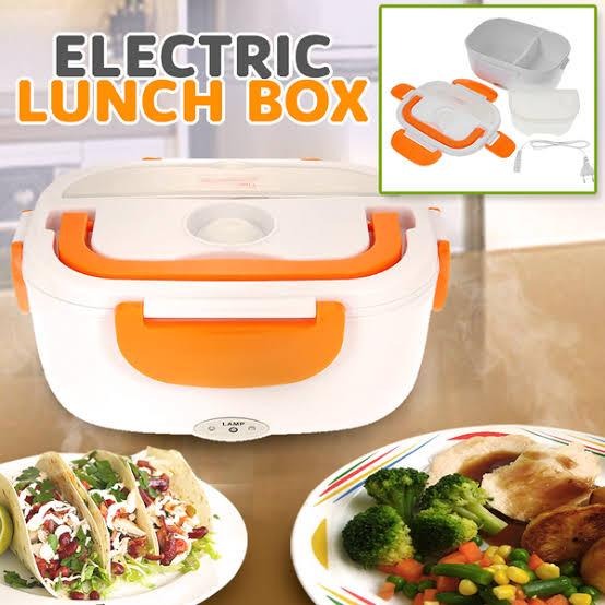 Waterproof Portable Electric Heating Lunch Box(Random Color)
