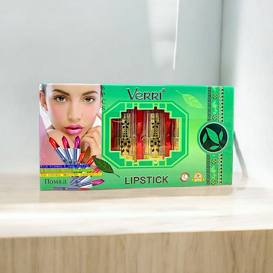 Matte Velvet Lipstick Set Of 6 – Richly Pigmented Multicolor Shades With Soft, Creamy Texture And Long-Lasting Wear For Elegant And Bold Lips