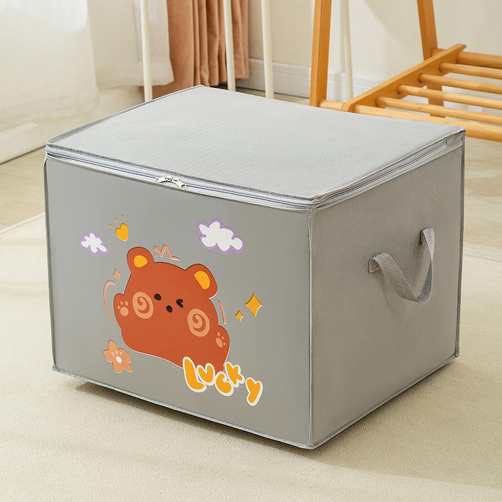 Clothes storage bags Storage Box Foldable storage boxes Cartoon storage box for storing toys or clothes kids and family rooms