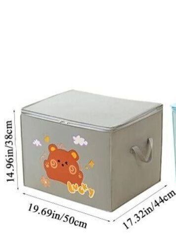 Clothes storage bags Storage Box Foldable storage boxes Cartoon storage box for storing toys or clothes kids and family rooms